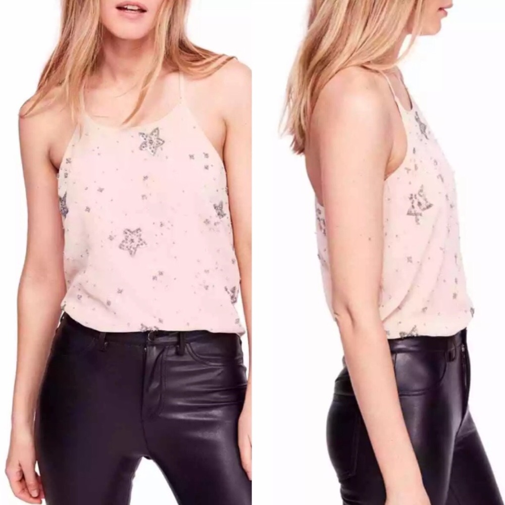 Free People Star Sequin Tank Top